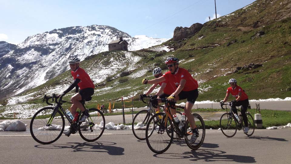 Brevet Cycle Clothing on the Passo Pordoi