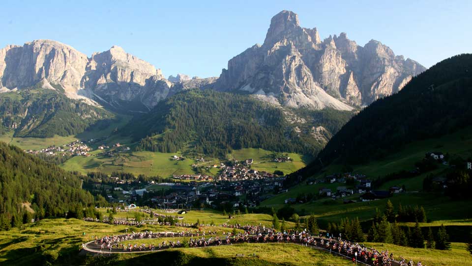 The Maratona dles Dolomites is the most popular cycling sportive in Italy