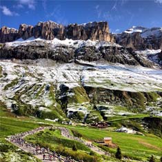 Passo Pordoi Maratona dles Dolomites