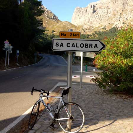 Sa Calobra Signpost