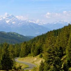 The Col del la Croix (1,778m) is the toughest climb on Brevet's Cyclotour du Léman sportive holiday