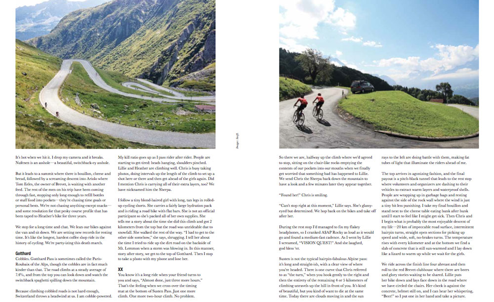 Page 4 Peloton Magazine Alpenbrevet 2013 | Brevet Cycling Holiday Review