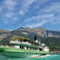 Rides around picturesque Lake Brienz feature on Stage 1 and 4 in the Tour du Haslital | Brevet Alpine Cycling Adventures